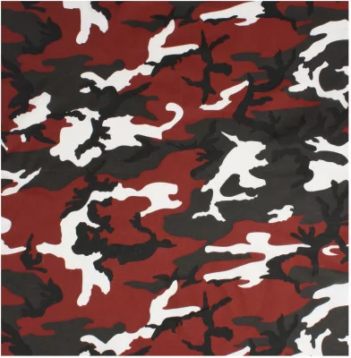 Бандана хлопковая камуфляж красный хамелеон Rothco Bandana Red Chameleon Camo (56 x 56 см) 4134, фото