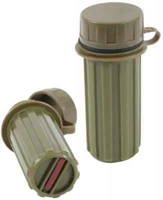 Герметичный оливковый контейнер для спичек Rothco Waterproof Match Box Olive Drab 670, фото
