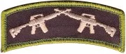 Rothco Velcro Color Patch Crossed Rifles 72189