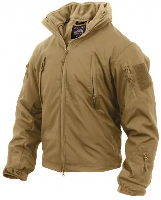 Многосезонная койотовая софтшеловая тактическая куртка Rothco 3-in-1 Spec Ops Soft Shell Jacket Coyote Brown 3128, фото
