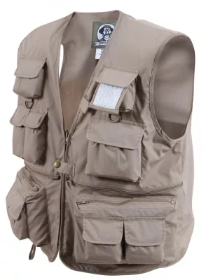 Жилет фногофункциональный туристический хаки Rothco Uncle-Milty Travel Vest Khaki 7546, фото