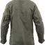 Рубашка под бронежилет огнестойкая оливковая Rothco Military FR NYCO Combat Shirt Olive Drab 90015 - Боевая рубашка под бронижилет Rothco Military FR NYCO Combat Shirt Olive Drab - 90015