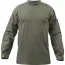 Рубашка под бронежилет огнестойкая оливковая Rothco Military FR NYCO Combat Shirt Olive Drab 90015 - Боевая рубашка под бронижилет Rothco Military FR NYCO Combat Shirt Olive Drab - 90015
