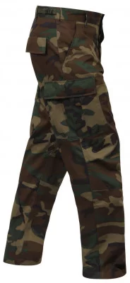 Брюки тактические лесной камуфляж вудланд Rothco Camo Tactical BDU Pants Woodland Camo 7941, фото