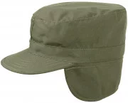Rothco G.I. Type Combat Caps w/ Flaps Olive Drab 5712