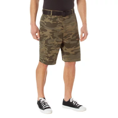 Шорты карго койотовый камуфляж Rothco BDU Short Coyote Camo 65245, фото