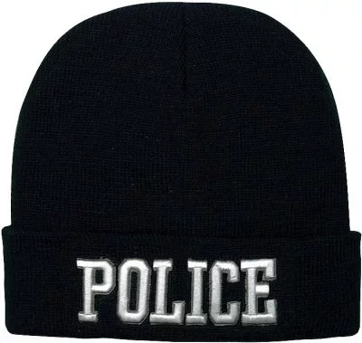 Шапка акриловая Rothco Deluxe "Police" Embroidered Watch Cap 5449, фото