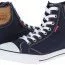 Высокие и стильные кеды на каждый день от Левис Levis Men's Hamilton Buck Fashion Sneaker - Navy/Brown - Levis Men's Hamilton Buck Fashion Sneaker - Navy/Brown