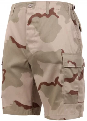 Шорты карго трехцветный пустынный камуфляж Rothco BDU Short Tri-Color Desert Camo 7672, фото