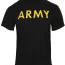 Тренировочная футболка черная армейская Rothco Army T-Shirt 60363 - Тренировочная футболка черная армейская Rothco Army T-Shirt 60363