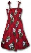 Pacific Legend Hawaiian Tube Dress - 332-2798 Red