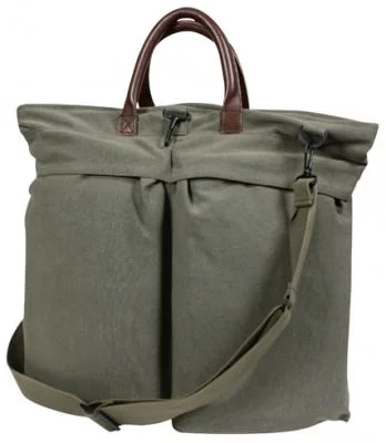 Сумка для шлема оливковая винтажная хлопковая Rothco Vintage Canvas Helmet Bag Olive Drab 2429, фото