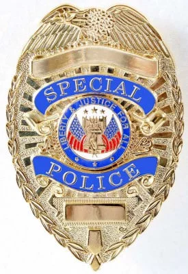 Золотой жетон специальной полиции Rothco Deluxe Special Police Badge Gold 1926, фото