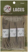 Rothco Military Boot Laces Tan 3 Pack (180 см) 61914