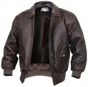 Rothco Classic A-2 Leather Flight Jacket Brown 7577