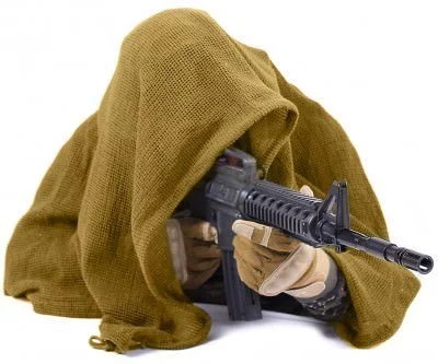 Покрывало-вуаль хлопковое маскировочное койот Rothco Sniper Veil Coyote 5732, фото