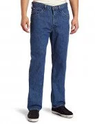 Lee Men's Regular Fit Straight Leg Jean Pepper Stonewash