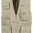 Туристический жилет хаки с карманами для скрытого ношения оружия Rothco Plainclothes Concealed Carry Vest Khaki 8567 - Туристический жилет с карманами для скрытого ношения оружия Rothco Plainclothes Concealed Carry Vest Khaki - 8567