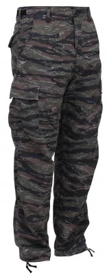 Брюки тактические тигровый лесной камуфляж Rothco Tactical BDU Pants Tiger Stripe Camo 7995, фото