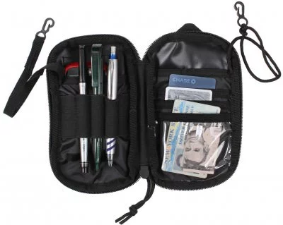 Тактический молле подсумок кошелек черный Rothco MOLLE Tactical Wallet Black 11660, фото