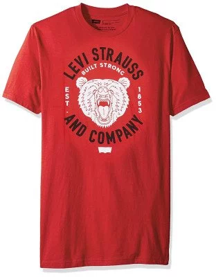 Футболка Levis Mens Juggler T-Shirt Red, фото