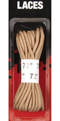 Шнурки песочные для военной обуви (182 см) Rothco Military Boot Laces Tan 72" 7159, фото