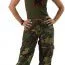 Женские камуфлированные брюки Rothco Womens Camo Vintage Paratrooper Fatigue Pant Woodland Camo 3386 - Женские винтажные камуфлированные брюки Rothco Womens Camo Vintage Paratrooper Fatigue Pant Woodland Camo 3386