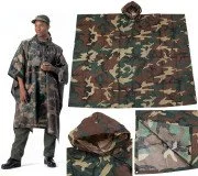 Rothco G.I. Type Military Poncho Woodland Camo 4858