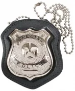 Rothco NYPD Style Leather Badge Holder w/ Clip 1135