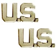 Rothco U.S. Letters Insignia (2 шт) 1545