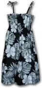 Pacific Legend Hawaiian Tube Dress - 332-3589 Black