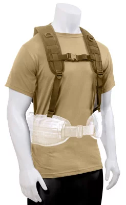 Разгрузочная плечевая система койот Rothco Battle Harness Coyote Brown 1107, фото