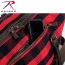 Сумка винтажная в красную клетку с кожаными ручками Rothco Extended Weekender Bag Red Plaid 9086 - Сумка винтажная в красную клетку с кожаными ручками Rothco Extended Weekender Bag Red Plaid 9086