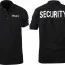 Футболка поло Rothco Polo Shirts Security Black 7698 - Футболка поло Rothco Polo Shirts Security Black 7698