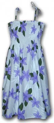 Гавайский сарафан с тонкими бретельками Pacific Legend Hawaiian Tube Dress - 332-3591 Purple, фото