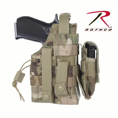 Модульная тактическая кобура мультикам Rothco MOLLE Modular Ambidextrous Holster MultiCam 10475, фото