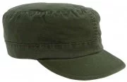 Women's Adjustable Vintage Fatigue Cap Olive Drab - 1155