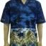 Темно-синяя мужская гавайская рубашка пальмами Pacific Legend Men's Border Hawaiian Shirts 440-2846 Navy - Pacific Legend Men's Border Hawaiian Shirts - 440-2846 Navy
