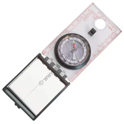 Топографический планшетный компас с сигнальным зеркалом Rothco Orienteering Ranger Type Compass 337, фото