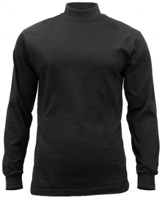 Черный гольф с длинным рукавом Rothco Mock Turtleneck Black 3406, фото