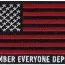 Нашивка флаг США и надписью «Remember Everyone Deployed» Rothco R.E.D. (Remember Everyone Deployed) Flag Patch With Hook Back 1877 - Нашивка флаг США и надписью «Remember Everyone Deployed» Rothco R.E.D. (Remember Everyone Deployed) Flag Patch With Hook Back 1877