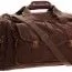 Винтажная коричневая хлопковая сумка выходного дня Rothco Canvas Long Weekend Bag Brown 9689 - Винтажная коричневая хлопковая сумка выходного дня Rothco Canvas Long Weekend Bag Brown 9689