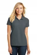 Port Authority Ladies Core Classic Pique Polo Graphite