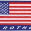 Нашивка с велкро флаг США и надписью «Rothco» Rothco Brand US Flag Patch Red / White / Blue 1897 - Нашивка с велкро флаг США и надписью «Rothco» Rothco Brand US Flag Patch Red / White / Blue 1897