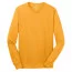 Золотая хлопковая футболка с длинным рукавом Port & Company Long Sleeve Core Cotton Tee Gold PC54LSG - Золотая хлопковая футболка с длинным рукавом Port & Company Long Sleeve Core Cotton Tee Gold PC54LSG
