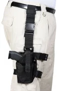 Rothco Deluxe Adjustable Drop Leg Tactical Holster Black 10752