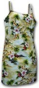 Pacific Legend Short Spaghetti Dress - 306-3238 Maize