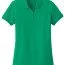 Футболка поло женская зеленая Port Authority Ladies Core Classic Pique Polo Bright Kelly Green - Класcическая женская футболка поло Port Authority Ladies Core Classic Pique Polo Bright Kelly Green