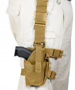 Rothco Deluxe Adjustable Drop Leg Tactical Holster Coyote 10753