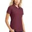 Футболка поло женская бордовая Port Authority Ladies Core Classic Pique Polo Burgundy - Класcическая женская футболка поло Port Authority Ladies Core Classic Pique Polo Burgundy